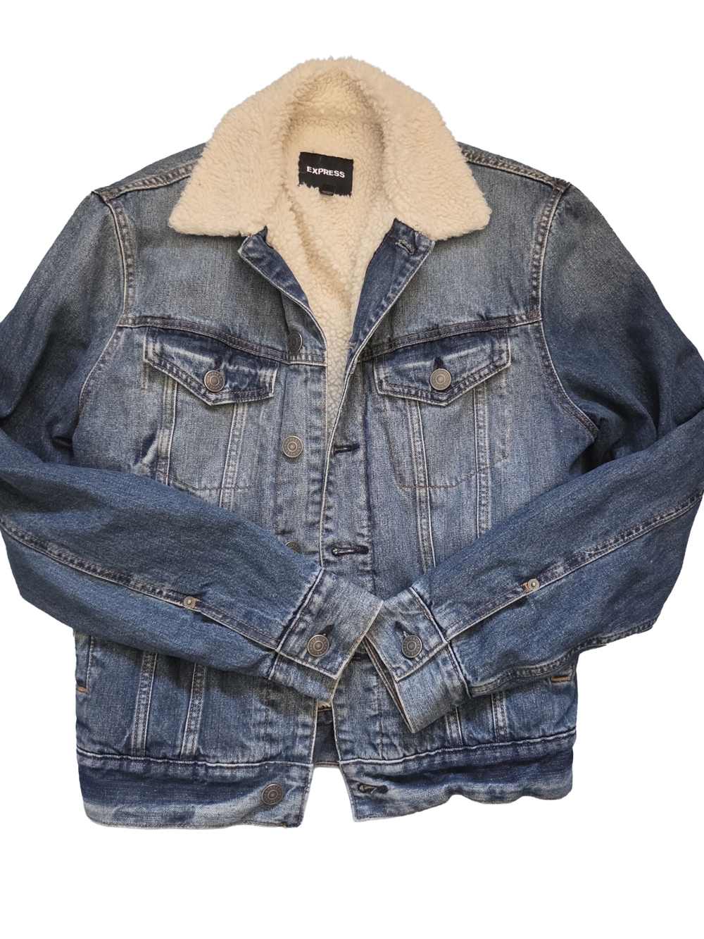 Womens Express Jacket Denim Xs